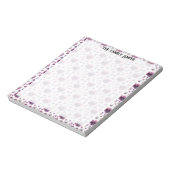 Bloc-note Art inspiré de la lavande féminine douce (Tourné)