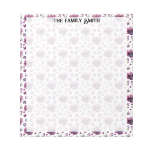 Bloc-note Art inspiré de la lavande féminine douce