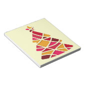 Bloc-note Art moderne élégant sapin de Noël (Incliné)