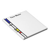 Bloc-note Art Moderne Mondrian (Incliné)