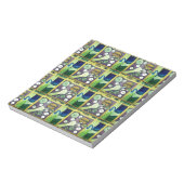 Bloc-note Art Mosaïque Contemporain - Un Joueur (Tourné)