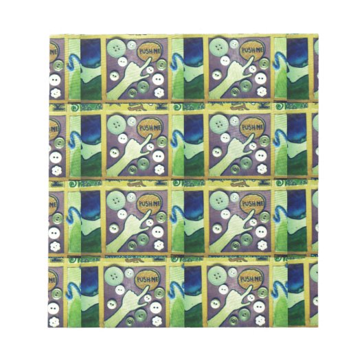 Bloc-note Art Mosaïque Contemporain - Un Joueur (Devant)