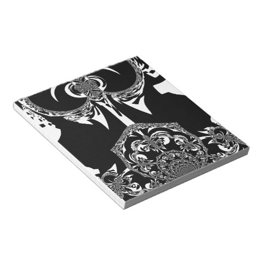 Bloc-note Art noir et blanc africain (Incliné)