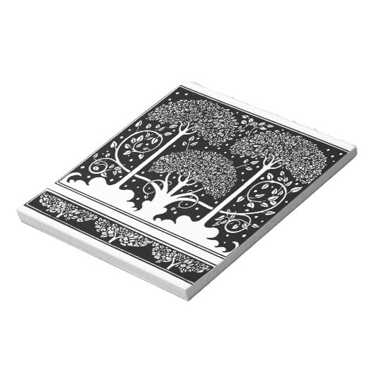 Bloc-note Art Nouveau Tree Beardsley Motif (Tourné)