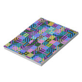 Bloc-note Art populaire tribal - Bleu (Tourné)