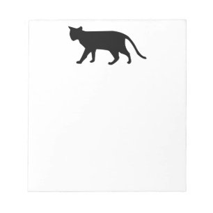 Bloc-note Art simple de Meow de ronronnement de chaton de