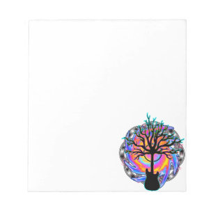 Bloc-note Art surréaliste de guitare "de cyclone sonique