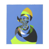 Bloc-note Art Vector Design pour femme africaine Imprimer (Devant)