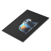 Bloc-note Art vectoriel grizzli ours avec des couleurs vives (Incliné)