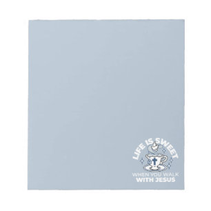 Bloc-note Art Vivant Fidèle - Teacup avec Croix et Dove