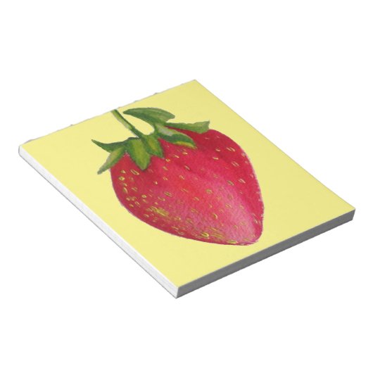 Bloc-note Artecouleur de l'eau de fraise juteuse (Incliné)