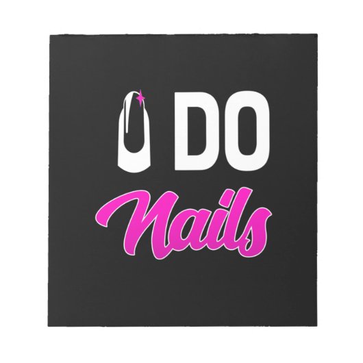 Bloc-note Artiste Ongles Faire Ongles (Devant)