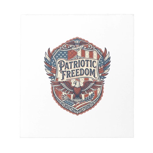 Bloc-note Artiste Patchwork Patriotique (Devant)