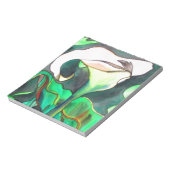 Bloc-note Arum Lily aquarelle peinture originale (Tourné)