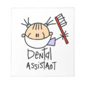 Bloc-note Assistant dentaire (Devant)
