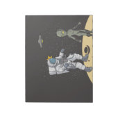 Bloc-note Astronaute et extraterrestre (Tourné)