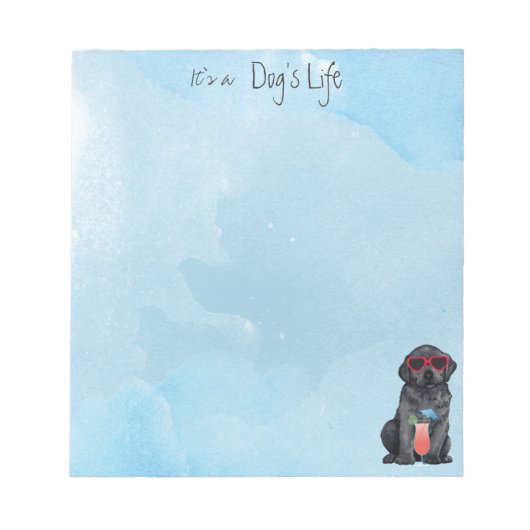 Bloc-note Atelier noir d'été (Devant)