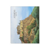Bloc-note Athènes Grèce Aquarelle | Vues historiques (Tourné)