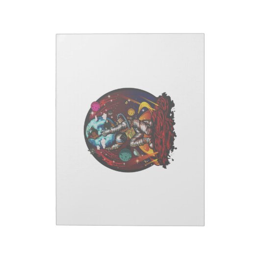 Bloc-note Atlas Space Man (Tourné)