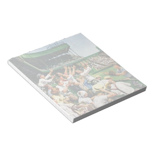 Bloc-note Atteindre la balle de course à domicile (Incliné)