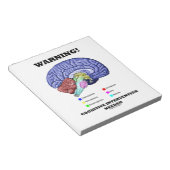 Bloc-note Attention! Intervention cognitive nécessaire (Incliné)
