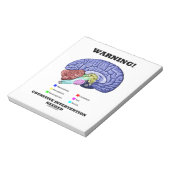 Bloc-note Attention! Intervention cognitive nécessaire (Tourné)