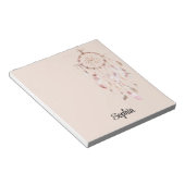 Bloc-note Attrape-rêve Rose Pâle (Incliné)