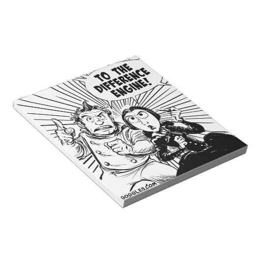 Bloc-note Au panneau Moteur Différence (Incliné)