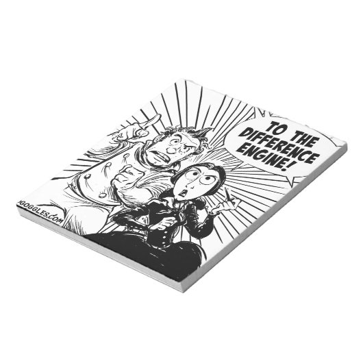 Bloc-note Au panneau Moteur Différence (Tourné)