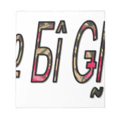 Bloc-note Aucun texte Bigiji (Devant)