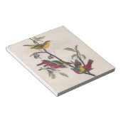 Bloc-note Audubon Peint Bunting Bird Wildlife (Incliné)