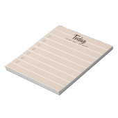 Bloc-note Aujourd'hui est ma journée pour jeter le café Espr (Tourné)