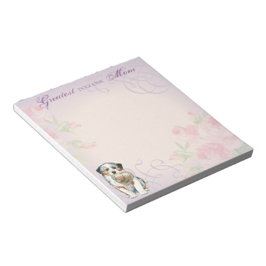 Bloc-note Aussie Heart Mom (Incliné)