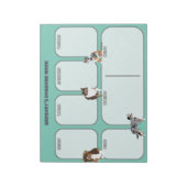 Bloc-note Aussies Australian Shepherd Dogs Weekly Planner (Tourné)