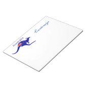 Bloc-note Australie Drapeau Kangaroo Thunder_Cove (Incliné)