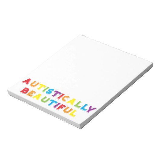 Bloc-note Autistement Belle (Tourné)