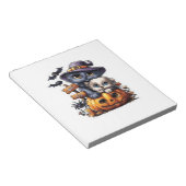 Bloc-note Autocollant de chat Halloween mignon � Chapeau de (Incliné)