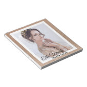 Bloc-note Autographe du concours de bronze d'or (Incliné)