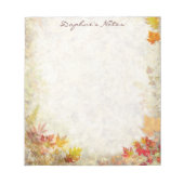 Bloc-note Automne (Devant)