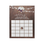 Bloc-note Automne Blanc Citrouille Tomber en Amour Bingo Boi (Tourné)