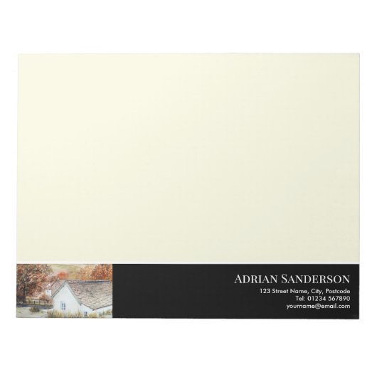 Bloc-note Automne Buttermere Village Lake District Angleterr (Devant)