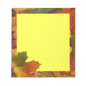 Bloc-note Automne coloré (Devant)