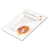 Bloc-note Automne Fairy Woodland Devinez le prix (Incliné)