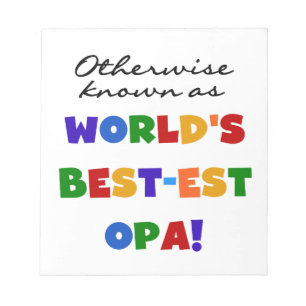 Bloc-note Autres T-shirts et cadeaux Opa