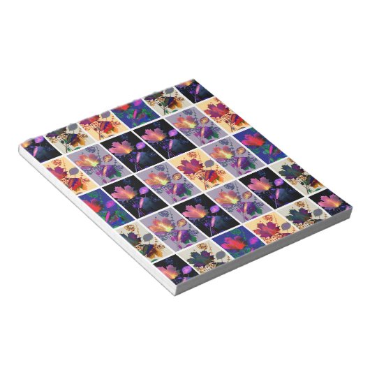 Bloc-note Autumn Leaves Rustic Patchwork (Incliné)