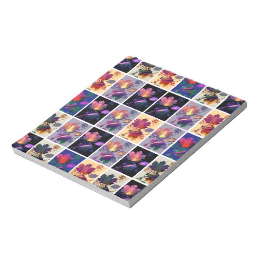 Bloc-note Autumn Leaves Rustic Patchwork (Tourné)