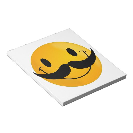 Bloc-note avec Moustache (Incliné)