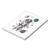 Bloc-note Aventure spatiale avec un chien astronaute (Tourné)