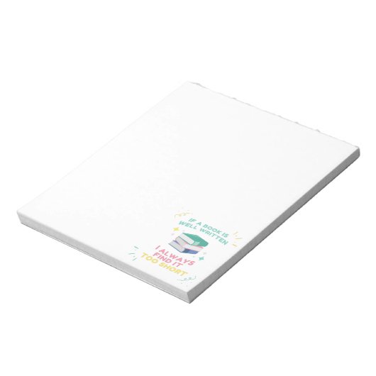 Bloc-note Avid Reader I - Citation Jane Austen (Tourné)