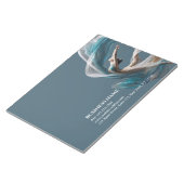 Bloc-note Avion Air Yoga Instructeur Pilates Fitness (Incliné)